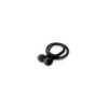 Double cockring noir avec stimulateur de clitoris 